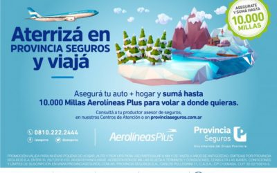 Aterrizá en Provincia Seguros y Viajá